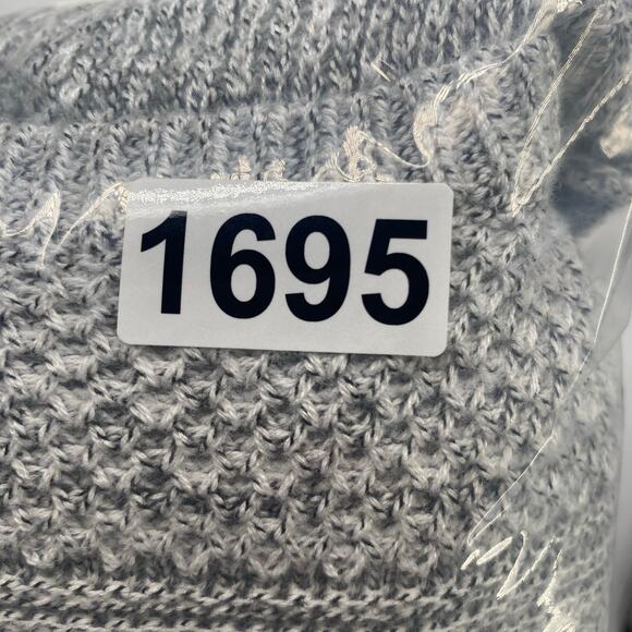 Athleta Sweater Borealis Women’s Medium Cable Knit Oversized Minimalist Gray - Picture 11 of 11